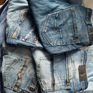 4 pairs of mens jeans
